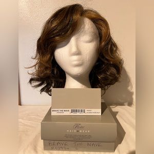 Raquel Welsh Brave the Wave in R829S+ Glazed Hazelnut synthetic wig